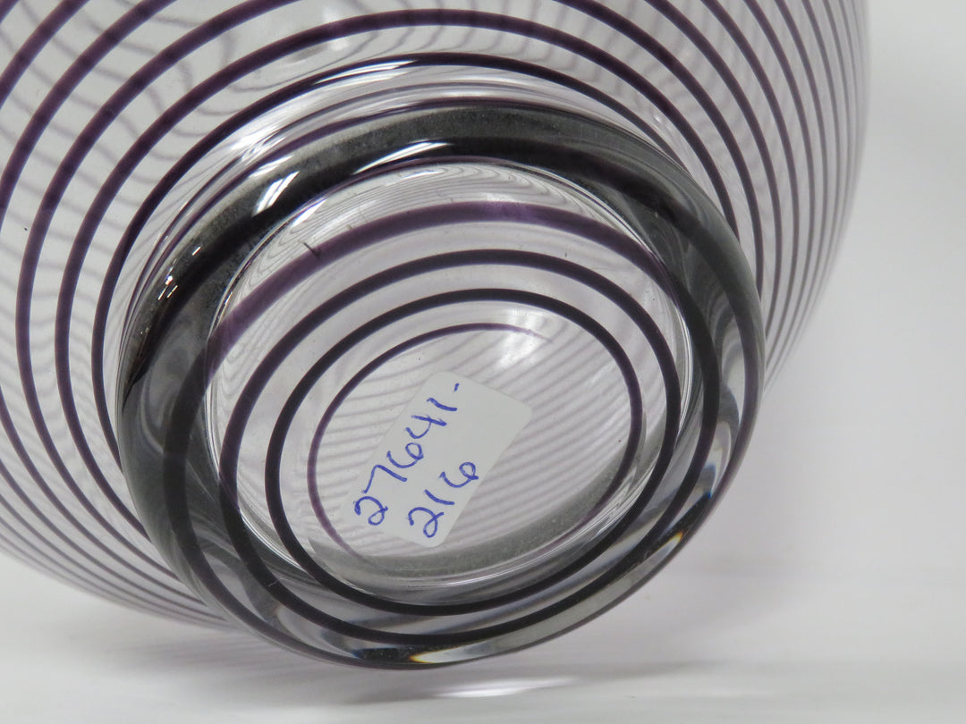 Sasaki Clear Spiral Vase