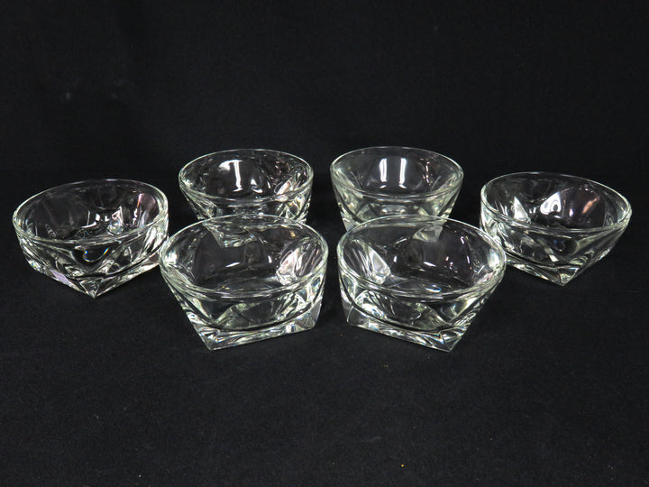 Square Base Glass Bowls