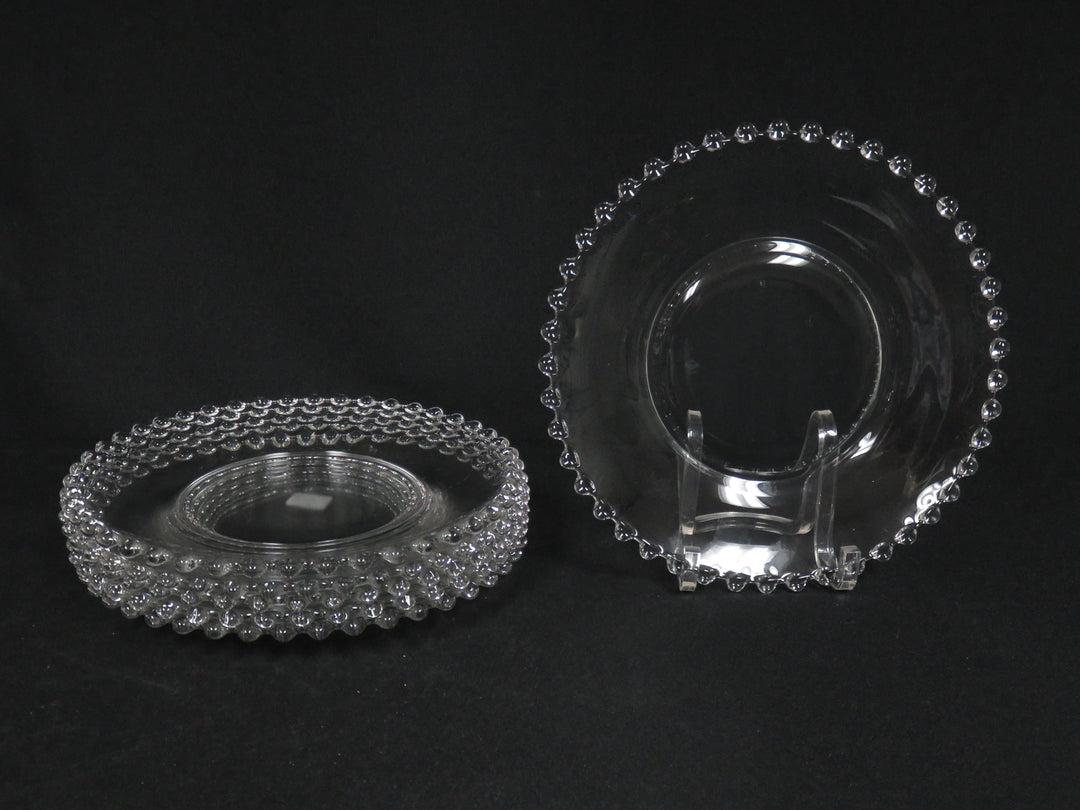 Candlewick Glass Plates