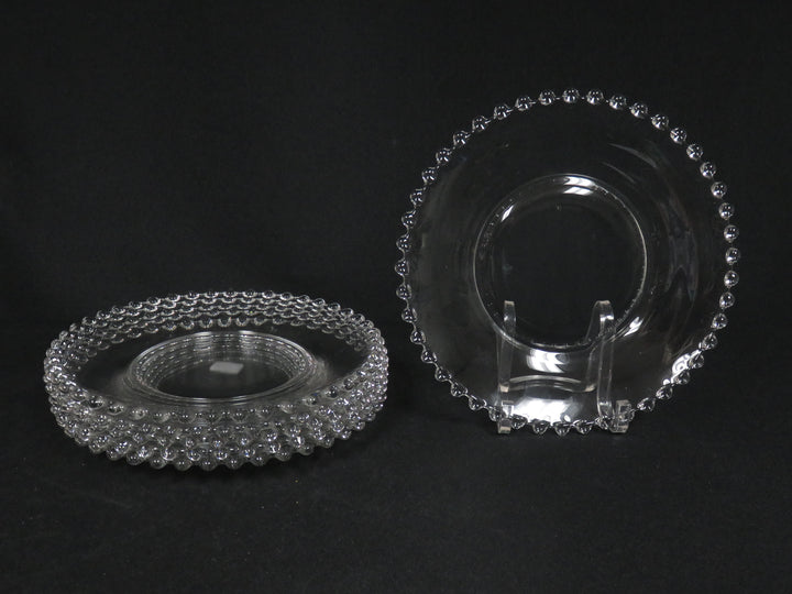 Candlewick Glass Plates