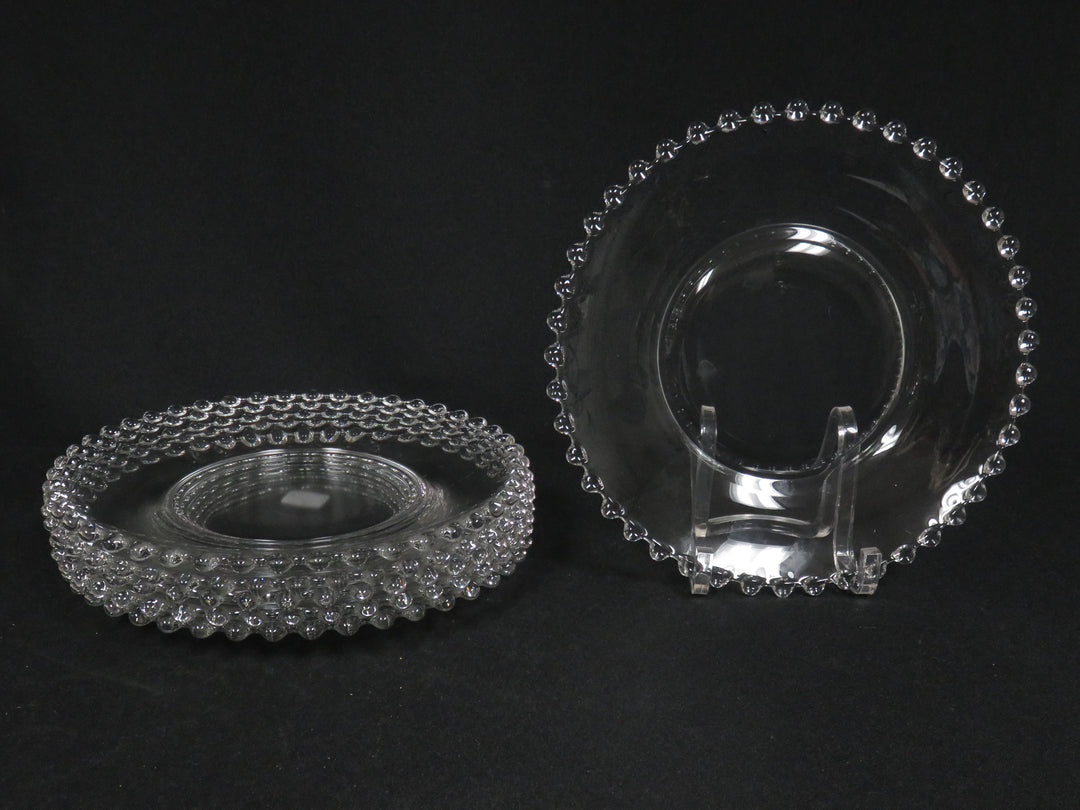 Candlewick Glass Plates