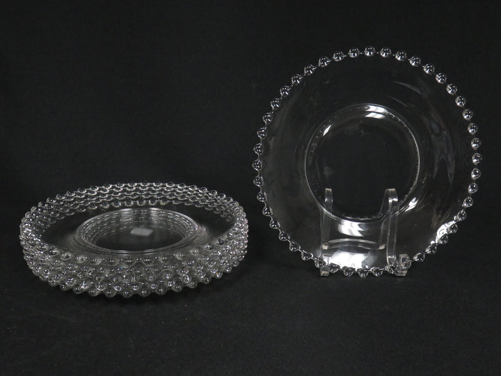 Candlewick Glass Plates