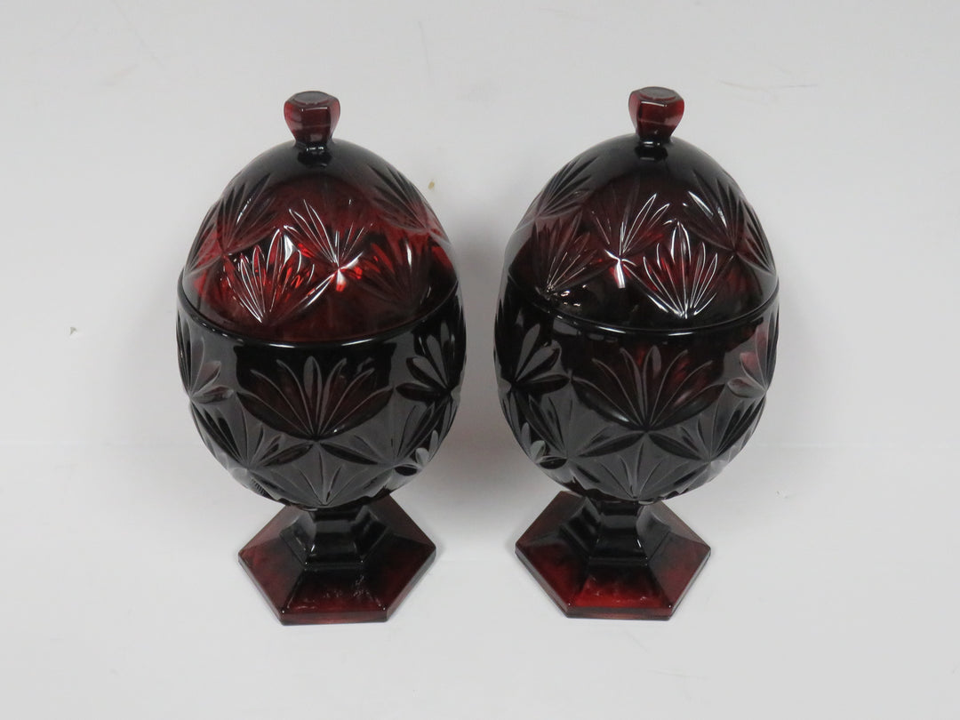 Antique Lidded Candy Dishes