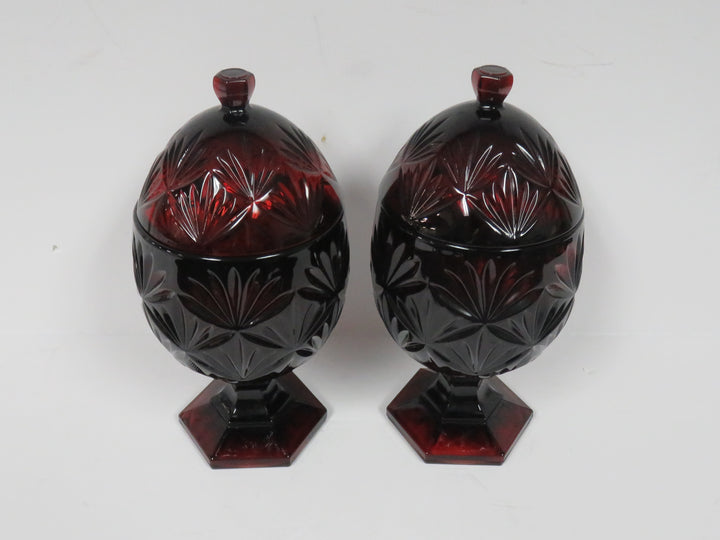 Antique Lidded Candy Dishes