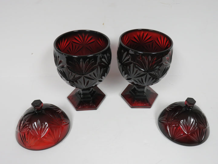 Antique Lidded Candy Dishes