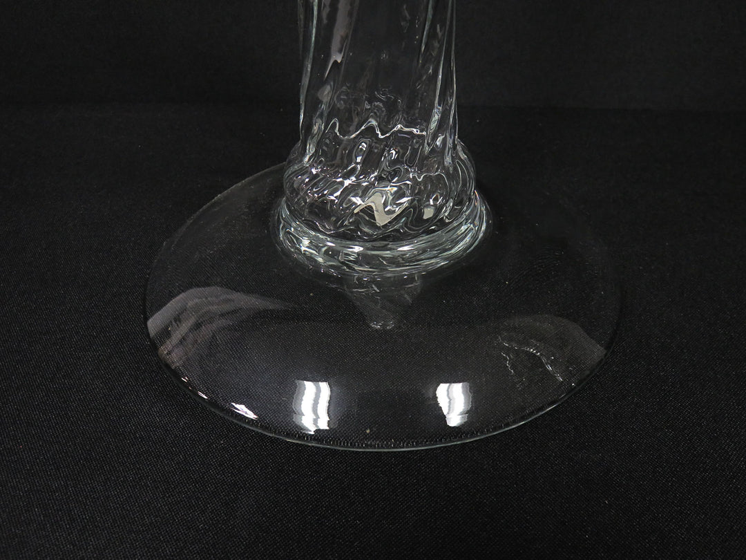 Swirl Glass Candlesticks