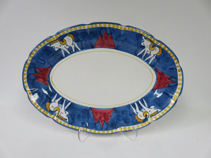 Vietri Horse Themed Platter