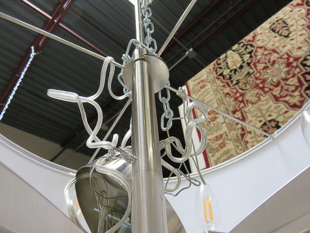 Six Light Drum Chandelier