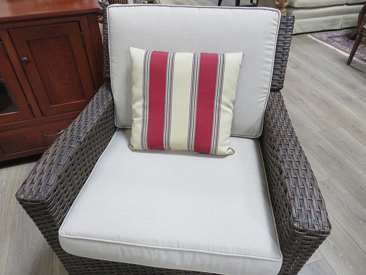 Brown Resin Wicker Porch Chair