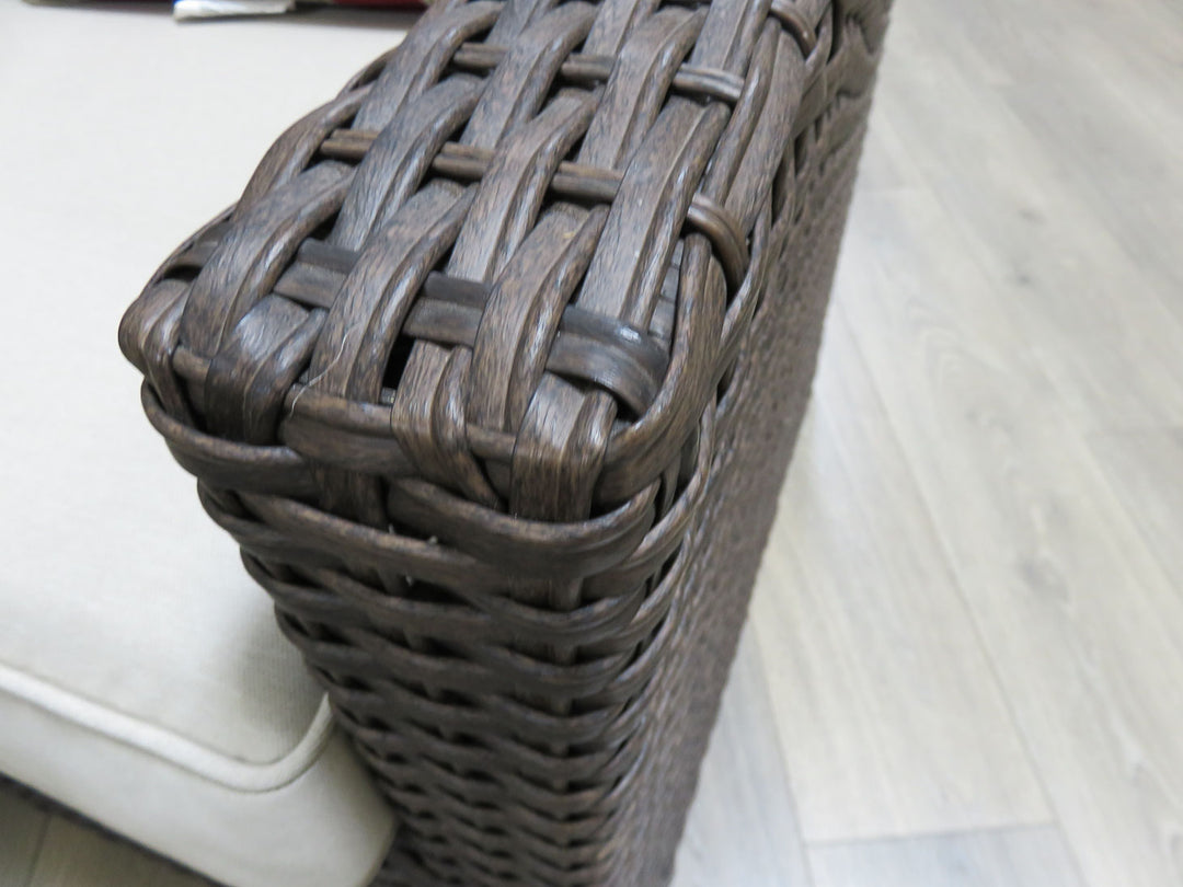 Brown Resin Wicker Porch Chair
