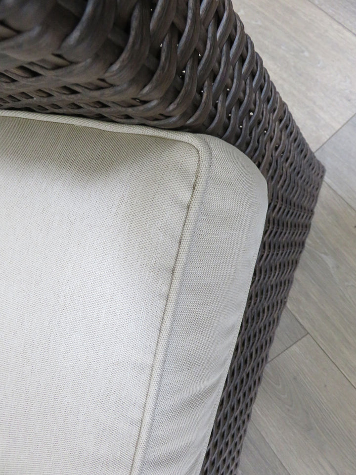 Brown Resin Wicker Porch Chair