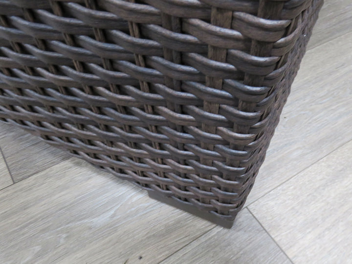 Brown Resin Wicker Porch Chair