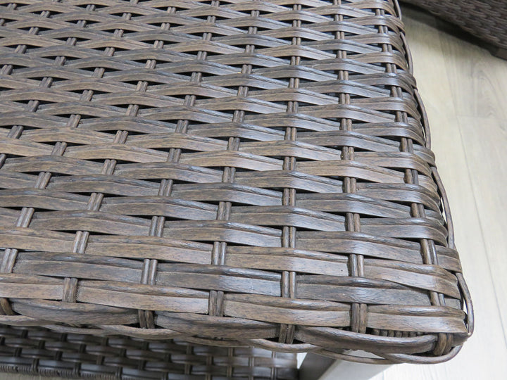 Brown Resin Wicker Coffee Table