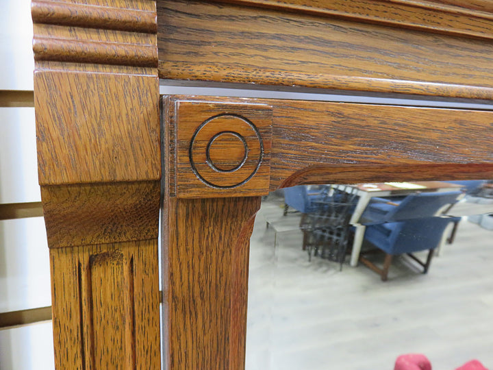 Antique Dresser with Carved Mirror