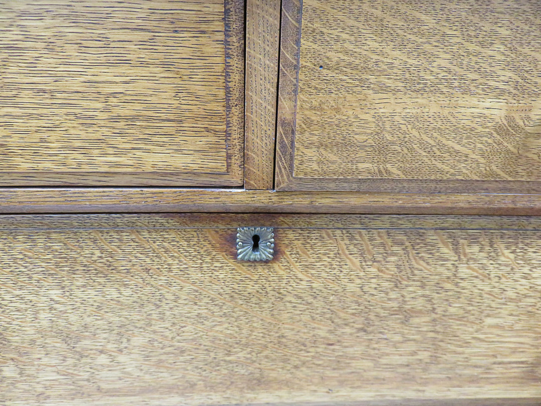 Antique Dresser with Carved Mirror
