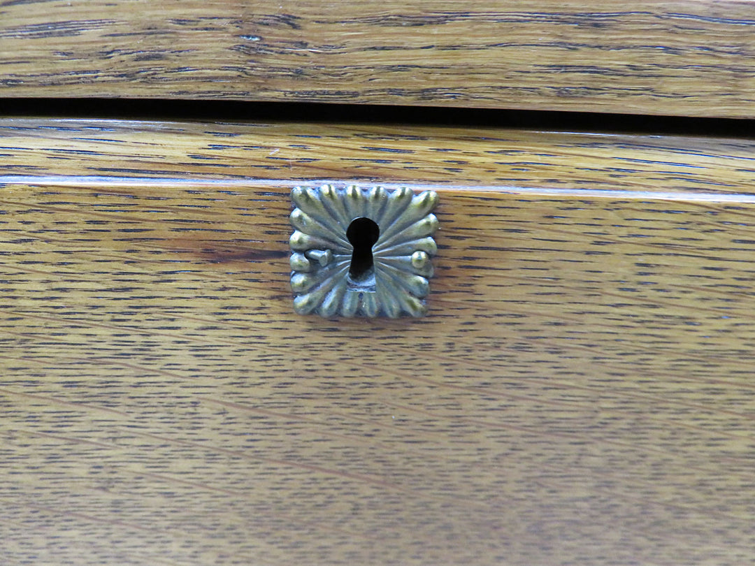 Antique Dresser with Carved Mirror
