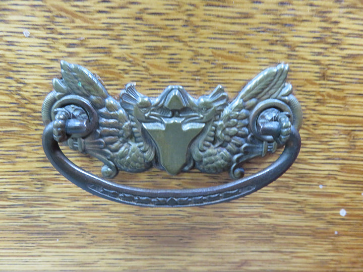 Antique Dresser with Carved Mirror