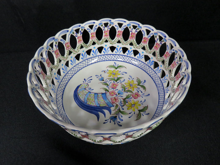 Lattice Cut Ceramic Bowl
