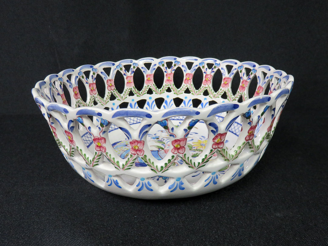 Lattice Cut Ceramic Bowl