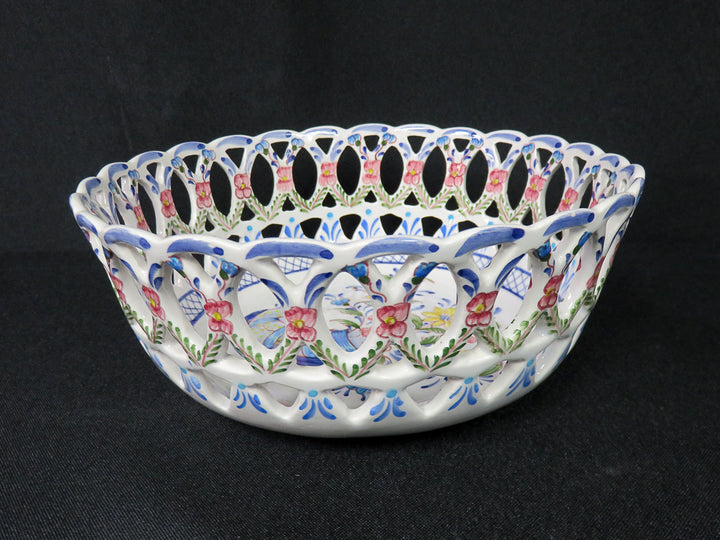 Lattice Cut Ceramic Bowl