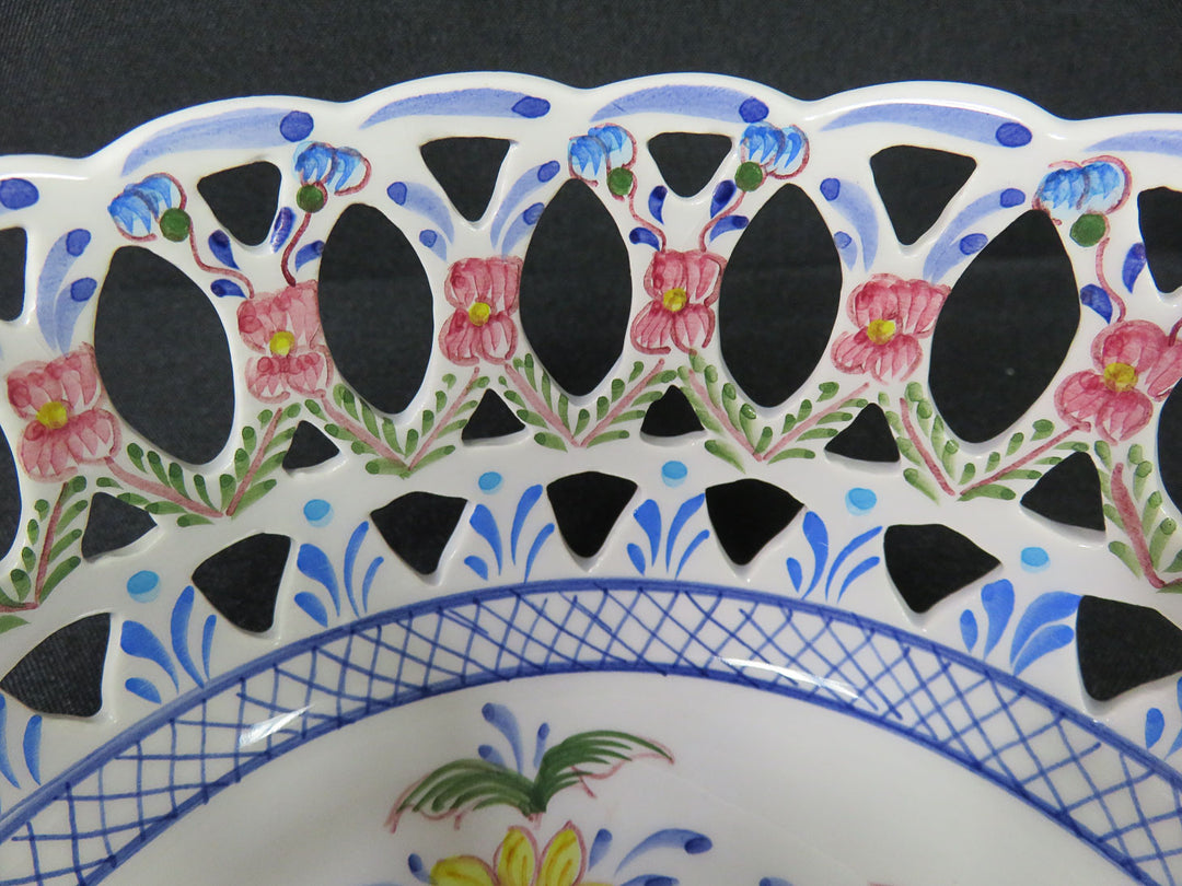 Lattice Cut Ceramic Bowl
