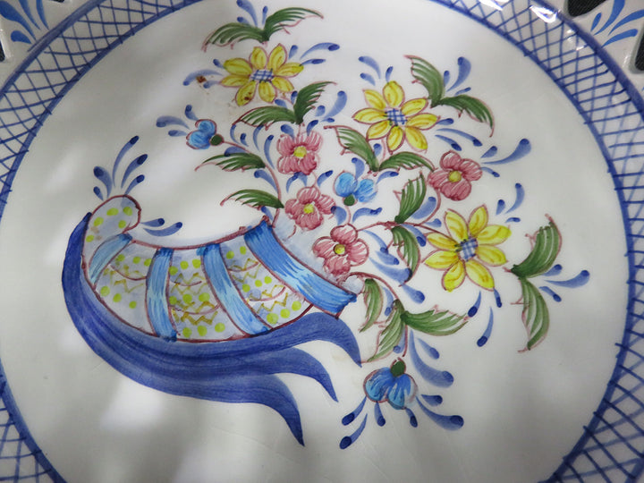 Lattice Cut Ceramic Bowl
