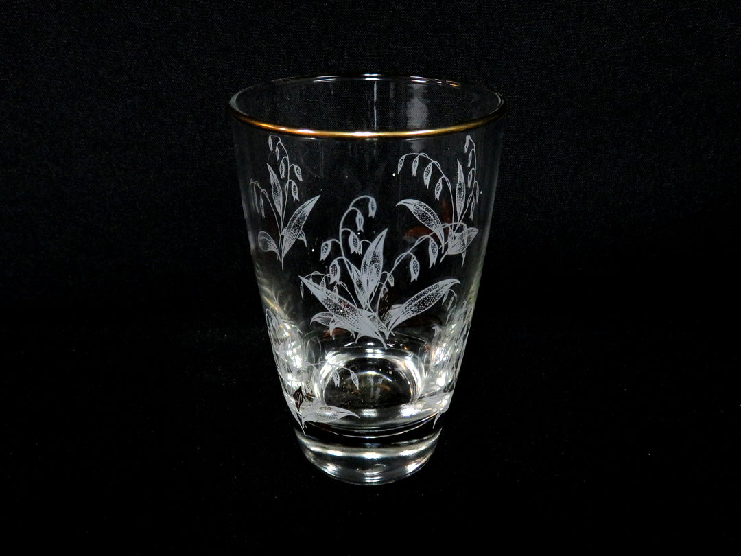 MCM Libbey Lily of The Valley Glasses