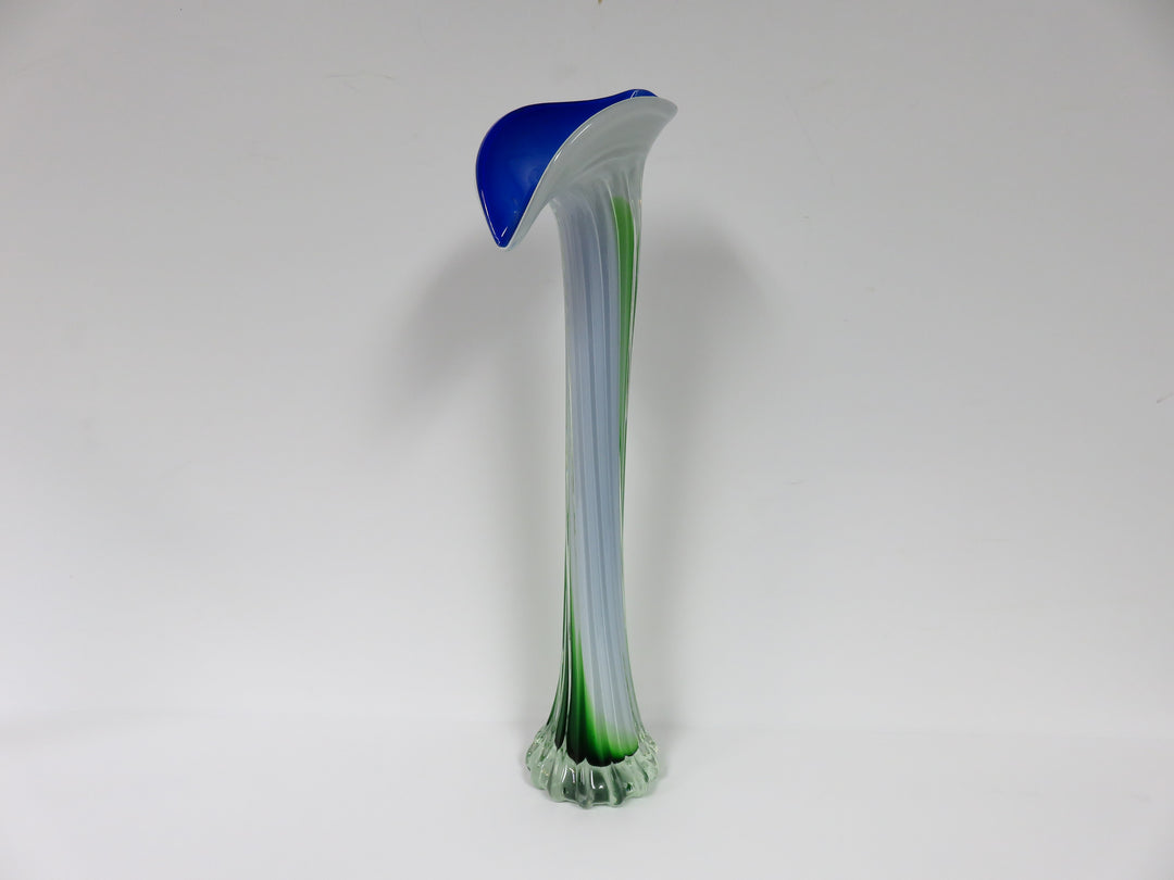 Murano Style Calla Lily Vase