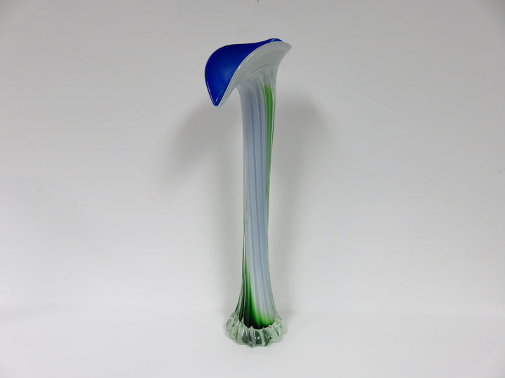 Murano Style Calla Lily Vase