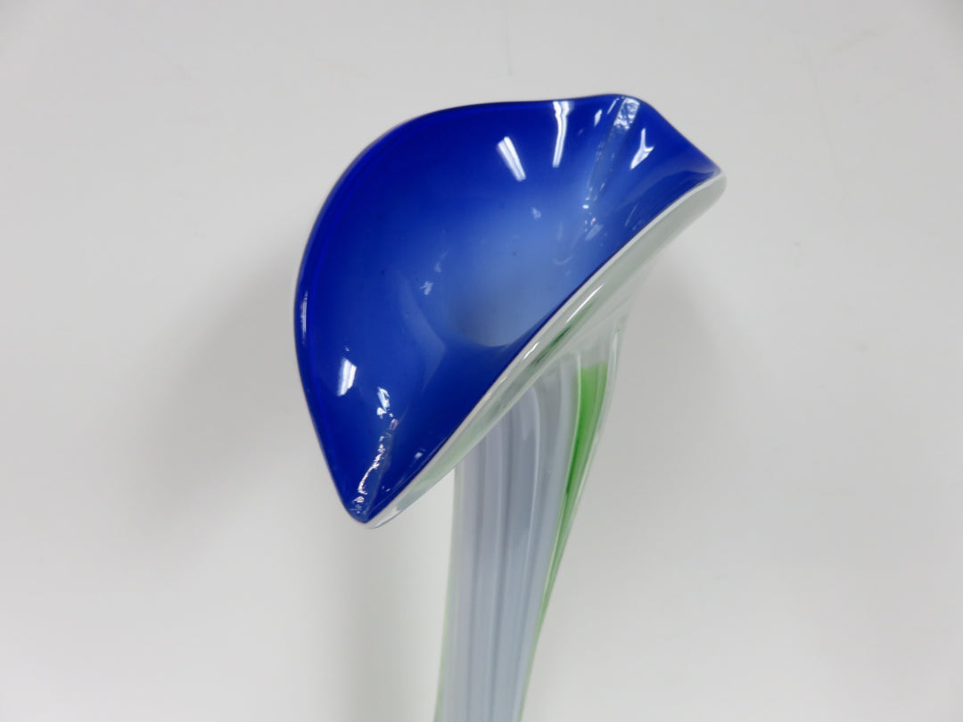 Murano Style Calla Lily Vase