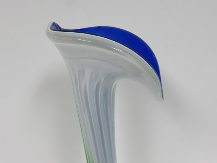 Murano Style Calla Lily Vase