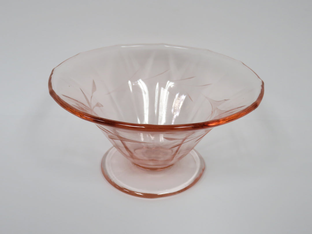 Depression Glass Flared Dish
