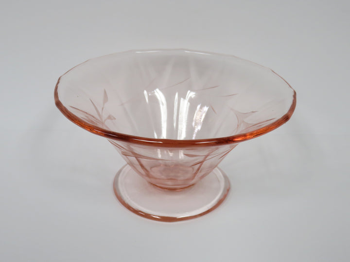 Depression Glass Flared Dish