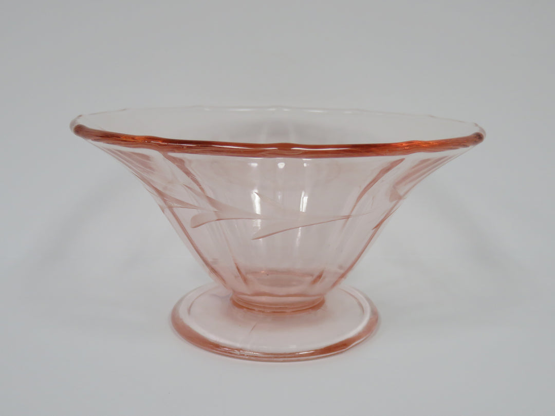 Depression Glass Flared Dish