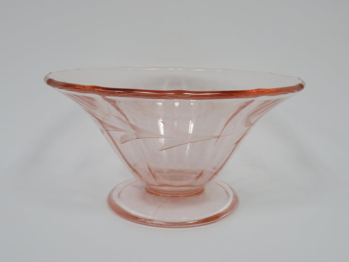 Depression Glass Flared Dish