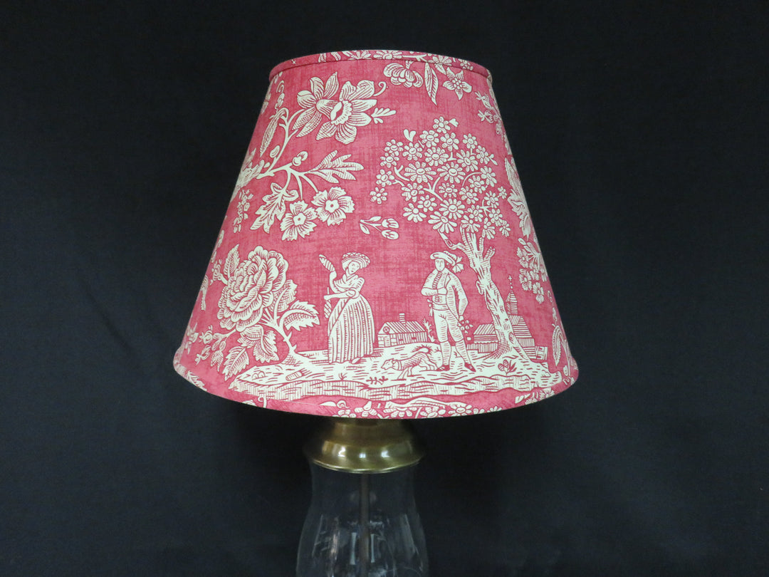 Glass Chimney Base Table Lamp
