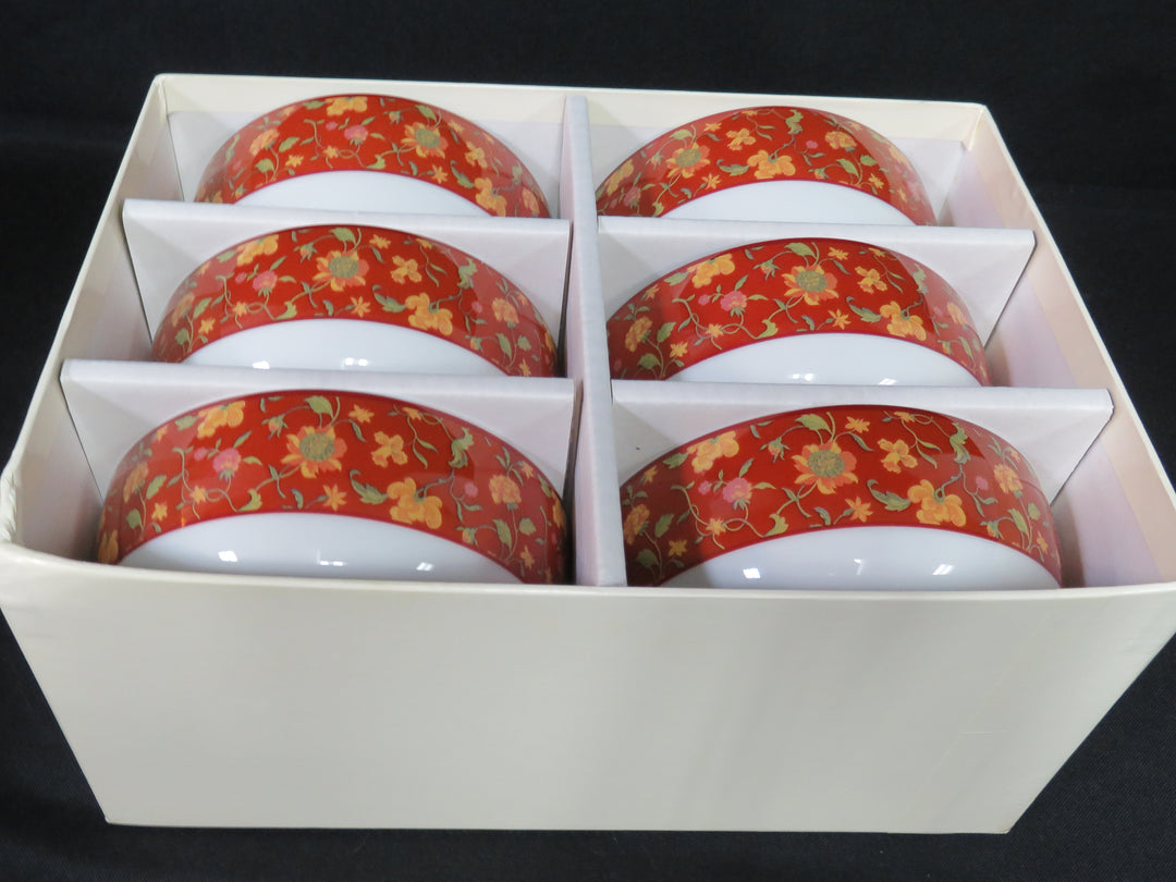 "Empress Rose Brocade" Bowl Set