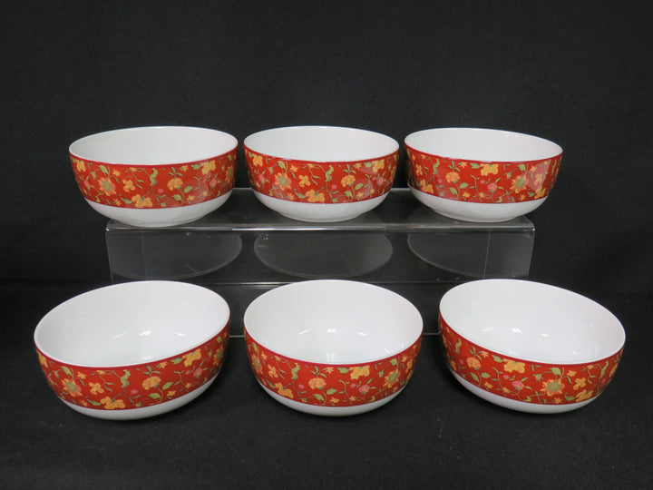 "Empress Rose Brocade" Bowl Set