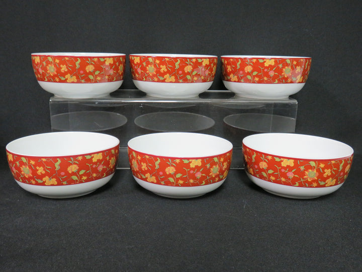 "Empress Rose Brocade" Bowl Set