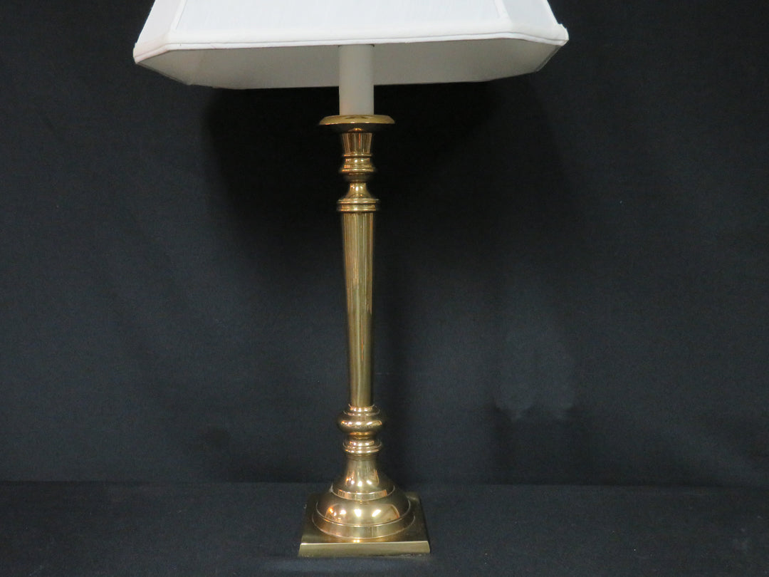 Brass Column Table Lamp