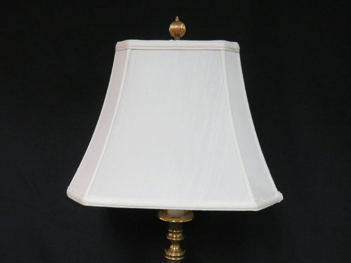 Brass Column Table Lamp