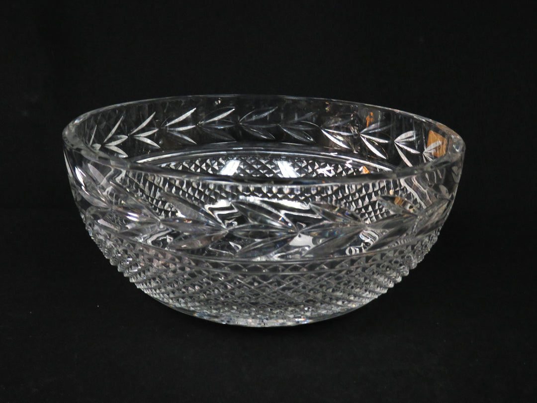 Hand Cut Crystal Bowl