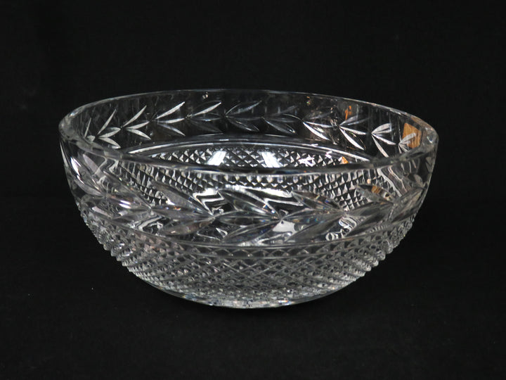 Hand Cut Crystal Bowl