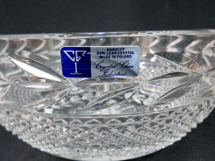 Hand Cut Crystal Bowl