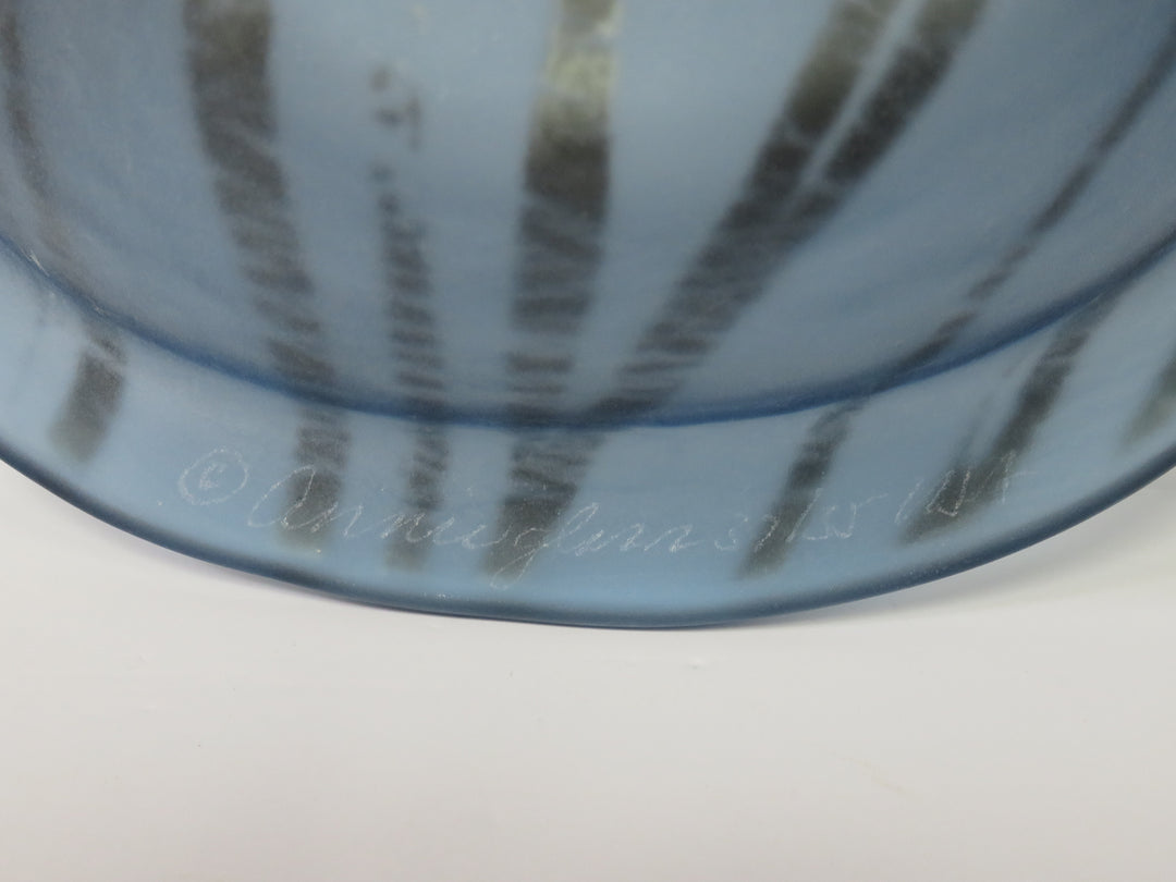 Signed Annie Glass Bowl