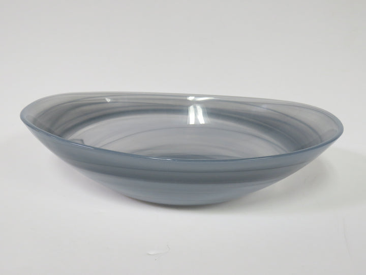 Mariposa Smokey Grey Swirl Bowl
