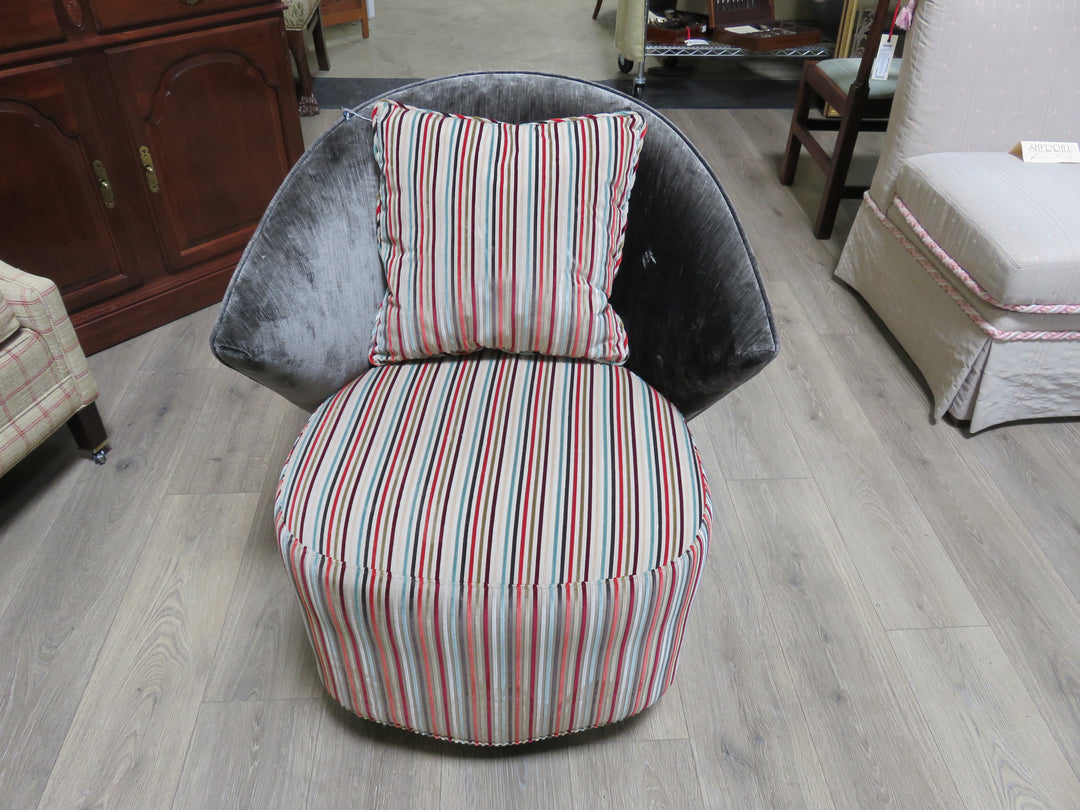 Contemporary Upholstered Swivel Chair