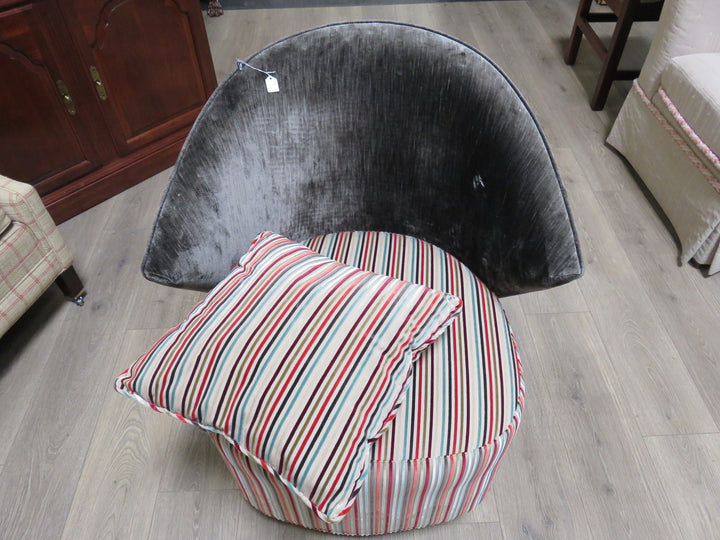Contemporary Upholstered Swivel Chair