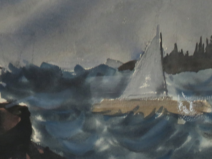 Beletsky Stormy Original Watercolor