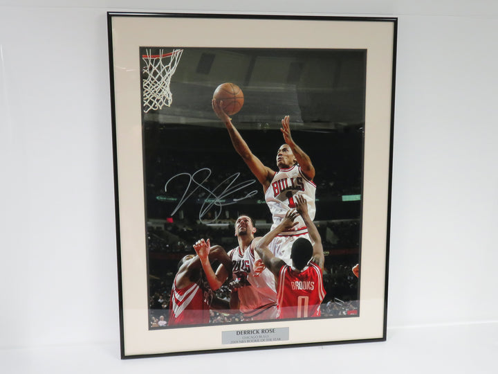 Autographed Derrick Rose Photograph